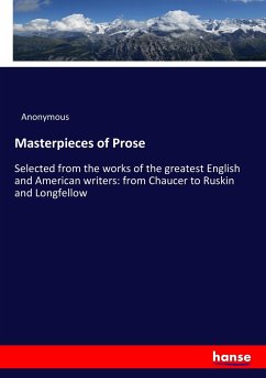 Cover Masterpieces of Prose