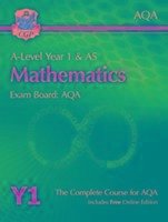 A-Level Maths for AQA: Year 1 & AS Student Book with Online Edition - Cgp Books