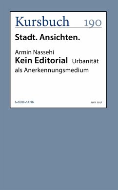 Kein Editorial (eBook, ePUB) - Armin Nassehi