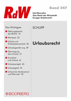 Cover Urlaubsrecht (eBook, PDF)