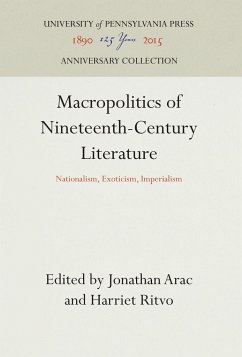 Macropolitics of Nineteenth-Century Literature