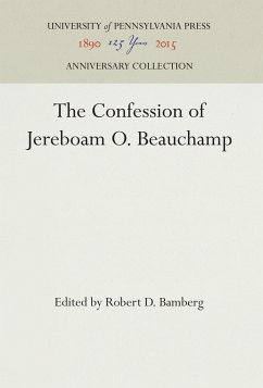 The Confession of Jereboam O. Beauchamp - Beauchamp, Jereboam O.;Beauchamp, Ann