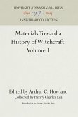 Materials Toward a History of Witchcraft, Volume 1