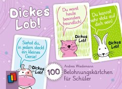 Dickes Lob! 100 Belohnungskärtchen für Schüler - Wiedemann, Andrea