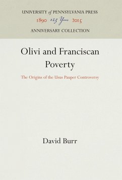 Olivi and Franciscan Poverty - Burr, David