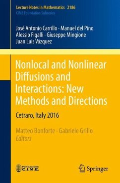 Nonlocal and Nonlinear Diffusions and Interactions: New Methods and Directions - Carrillo, José Antonio;del Pino, Manuel;Figalli, Alessio