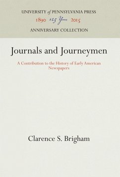 Journals and Journeymen - Brigham, Clarence S.