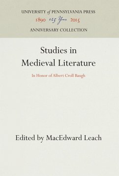 Studies in Medieval Literature