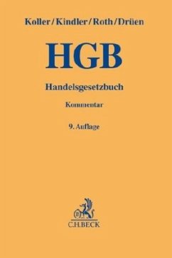 Handelsgesetzbuch (HGB), Kommentar - Koller, Ingo;Kindler, Peter;Roth, Wulf-Henning