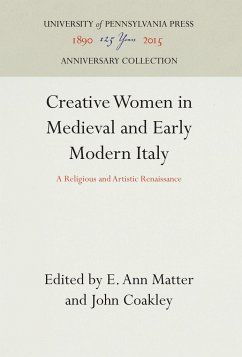 Creative Women in Medieval and Early Modern Italy