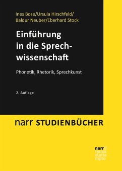 Einführung in die Sprechwissenschaft (eBook, PDF) - Bose, Ines; Hirschfeld, Ursula; Neuber, Baldur; Stock, Eberhard