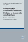 Challenges in synchronic toponymy / Défis de la toponymie synchronique (eBook, PDF)