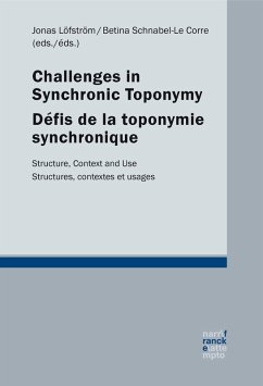 Cover Challenges in synchronic toponymy / Défis de la toponymie synchronique (eBook, PDF)