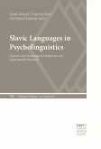 Slavic Languages in Psycholinguistics (eBook, PDF)