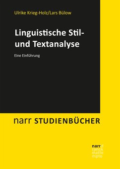 Linguistische Stil- und Textanalyse (eBook, PDF) - Krieg-Holz, Ulrike; Bülow, Lars