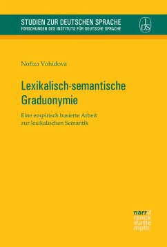 Lexikalisch-semantische Graduonymie (eBook, PDF) - Vohidova, Nofiza