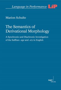 The Semantics of Derivational Morphology (eBook, PDF) - Schulte, Marion