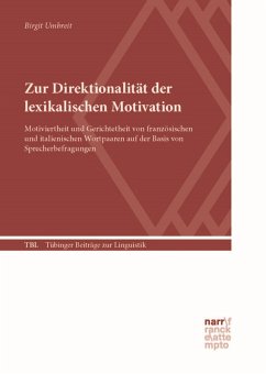 Zur Direktionalität der lexikalischen Motivation (eBook, PDF) - Umbreit, Birgit