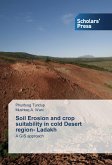 Soil Erosion and crop suitability in cold Desert region- Ladakh