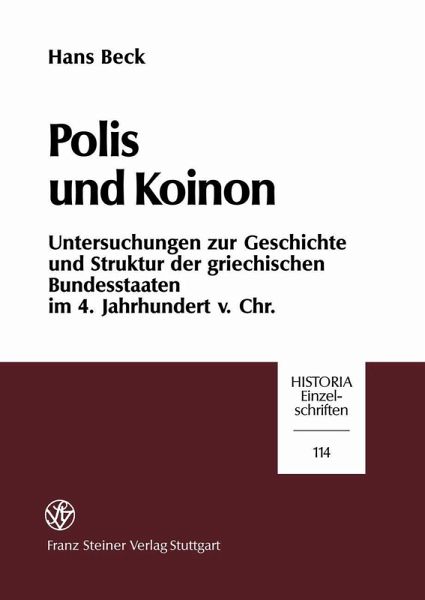 Polis und Koinon (eBook, PDF) Polis und Koinon (eBook, PDF)
