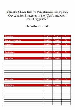Instructor Check-lists for Percutaneous Emergency Oxygenation Strategies in the 
