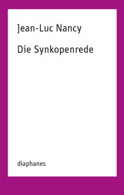 Die Synkopenrede - Nancy, Jean-Luc