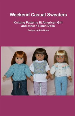 Cover Weekend Casual Sweaters, Knitting Patterns fit American Girl and other 18-Inch Dolls (eBook, ePUB)