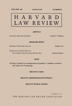 Cover Harvard Law Review: Volume 128, Number 5 - March 2015 (eBook, ePUB)
