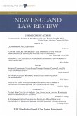 New England Law Review: Volume 48, Number 1 - Fall 2013 (eBook, ePUB)