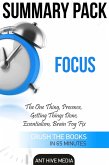 Focus: The One Thing, Presence, Getting Things Done, Essentialism, Brain Fog Fix   Summary Pack (eBook, ePUB)