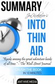 Jon Krakauer's Into Thin Air: A Personal Account of the Mt. Everest Disaster Summary (eBook, ePUB)