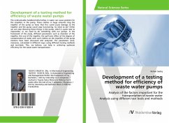 Development of a testing method for efficiency of waste water pumps