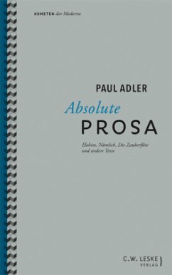 Cover Absolute Prosa