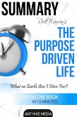 Rick Warren's The Purpose Driven Life: What on Earth Am I Here For?   Summary (eBook, ePUB)