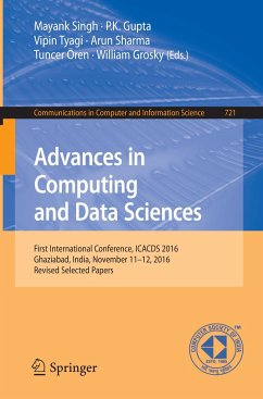 Advances in Computing and Data Sciences