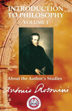 INTRODUCTION TO PHILOSOPHY Vol.1 - Rosmini, Blessed Antonio