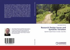 Research Design Issues and Syntactic Variation
