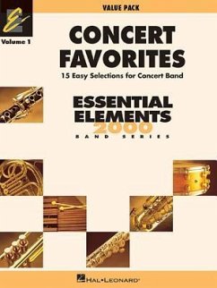 Concert Favorites Vol. 1 - Value Pak: Value Pack (37 Part Books with Conductor Score and CD)