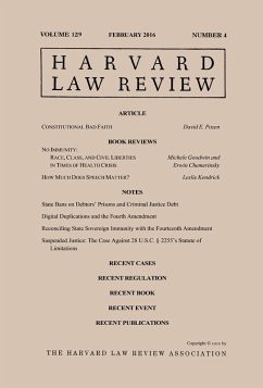 Cover Harvard Law Review: Volume 129, Number 4 - February 2016 (eBook, ePUB)