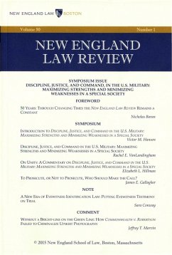 Cover New England Law Review: Volume 50, Number 1 - Fall 2015 (eBook, ePUB)