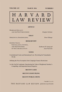 Cover Harvard Law Review: Volume 129, Number 5 - March 2016 (eBook, ePUB)