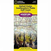 National Geographic Adventure Map United States, Southeastern Plains & Gulf Coast