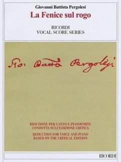 Le Fenice Sul Rogo: Ricordi Opera Vocal Score Series