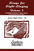 SONGS FOR SIGHT SINGING - V03 SONGS FOR SIGHT SINGING - V03