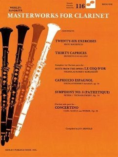 Masterworks for Clarinet Book 1 116 Worlds Favorite