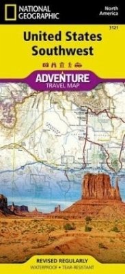 National Geographic Adventure Map United States, Southwest - National Geographic Maps