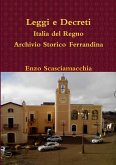 Leggi e Decreti Italia del Regno Archivio Storico Ferrandina