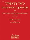 22 Woodwind Quintets - New Edition: Flute Part