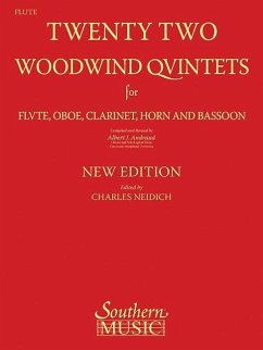 22 Woodwind Quintets - New Edition: Flute Part