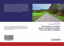 Formulation of Stable Water-in-Diesel Emulsion Fuel with Nano Additive - Vellaiyan, Suresh;Koduvayur S., Amirthagadeswaran